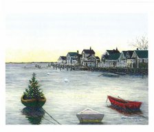 Christmas Dory, Box of 10 Holiday Cards