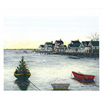 Christmas Dory, Box of 10 Holiday Cards