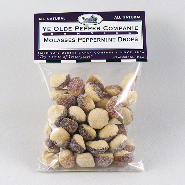 Molasses Peppermint Drops