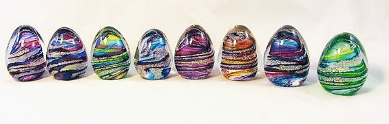 Luke Adams Glass Eggs