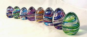 Luke Adams Glass Eggs