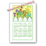 2013 Wildflower Calendar Towel