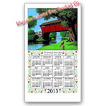 2013 Country Bridge Calendar Towel