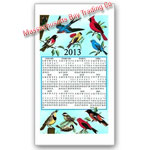 2013 Cardinals Calendar Towel