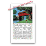 2014 Country Bridge Calendar Towel