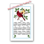 2014 Cardinals Calendar Towel