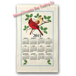2015 Cardinals Calendar Towel