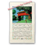 2015 Country Bridge Calendar Towel