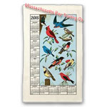 2015 Songbirds Calendar Towel