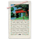 2016 Country Bridge Calendar Towel