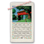 2017 Country Bridge Calendar Towel