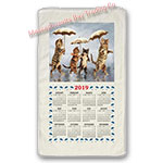 2019 Raining Cats Calendar Towel