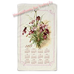 2019 Vintage Floral
Calendar Towel