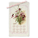 2019 Vintage Floral
Calendar Towel