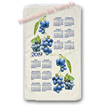 2019 Summer Blueberry
Calendar Towel