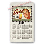 2019 American Beer Calendar Towel