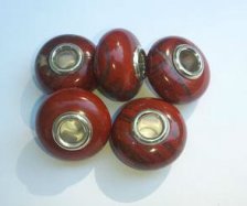 Vermont Bead - Red Jasper