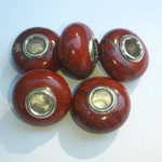 Vermont Bead - Red Jasper