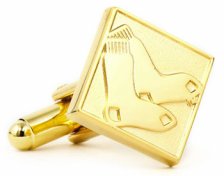 Gold Edition Red Sox Cufflinks