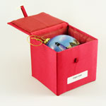 Cranberry Harvest ornament locking box