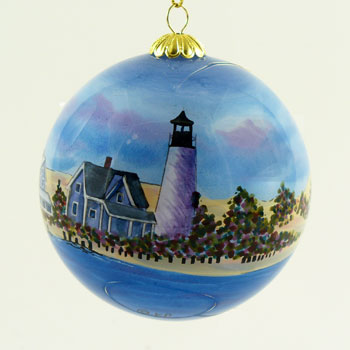 Sandy Neck Cape Cod Ball Ornament