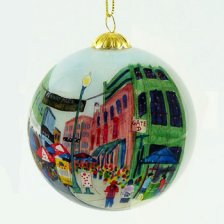 Fenway Park Gate D Ball Ornament
