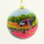 Cranberry Harvest Ball Ornament