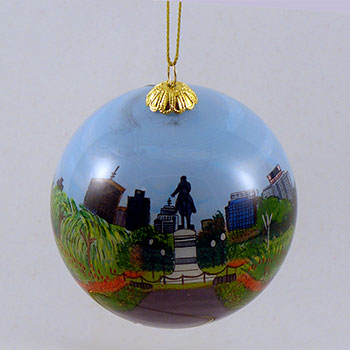 Boston Public Gardens Ball Ornament