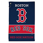 Embroidered Red Sox Golf Towel