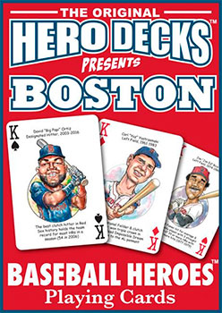 Boston Baseball Heroes Playing Cards