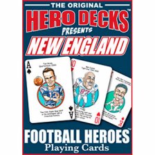 New England Football Heroes Playing Cards