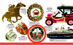 Massachusetts Ornaments